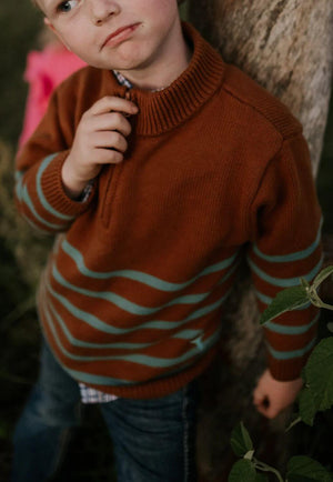 Little Windmill Boys Cotton Knit Jumper