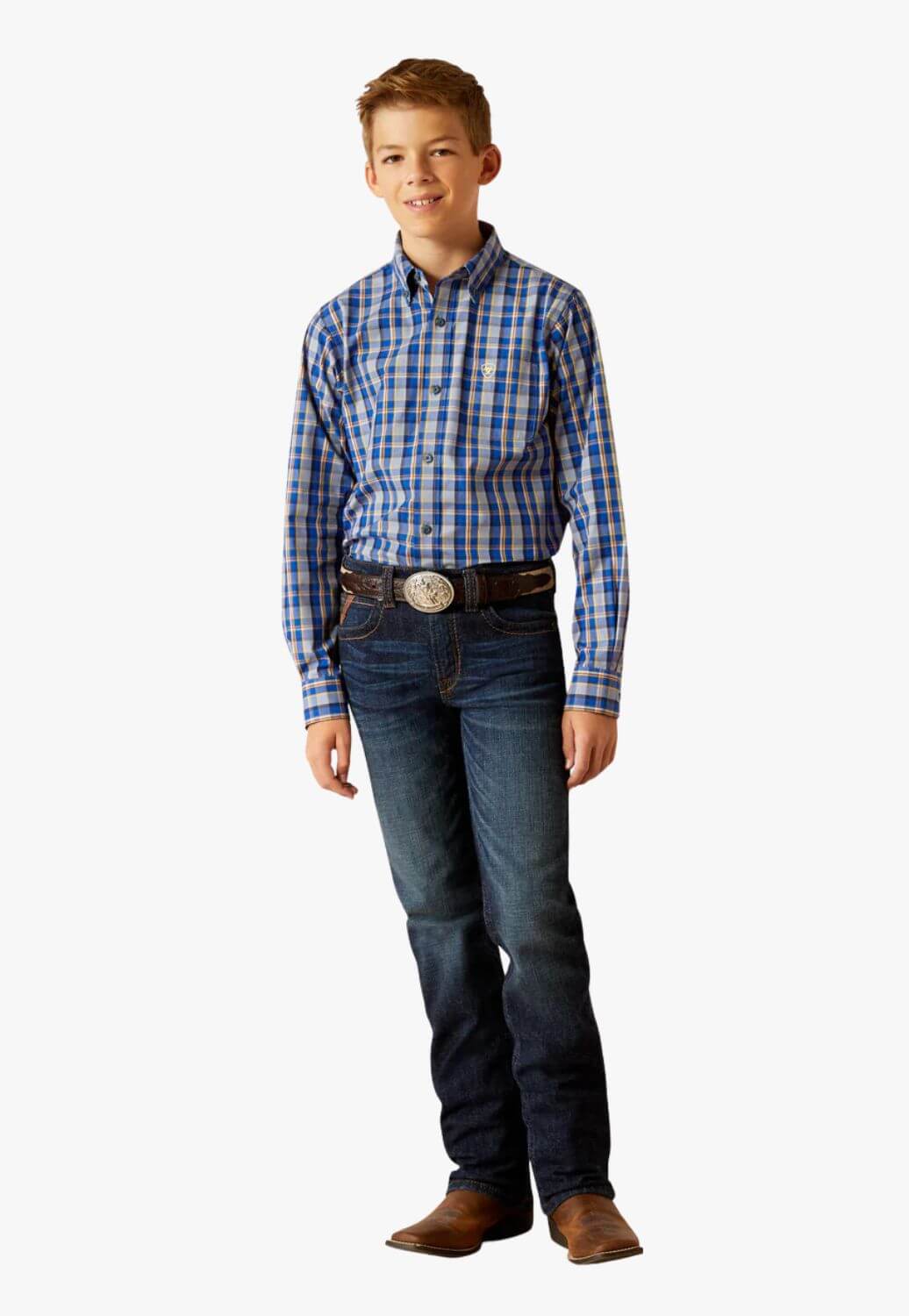 Ariat Boys Pro Reggie Long Sleeve Shirt