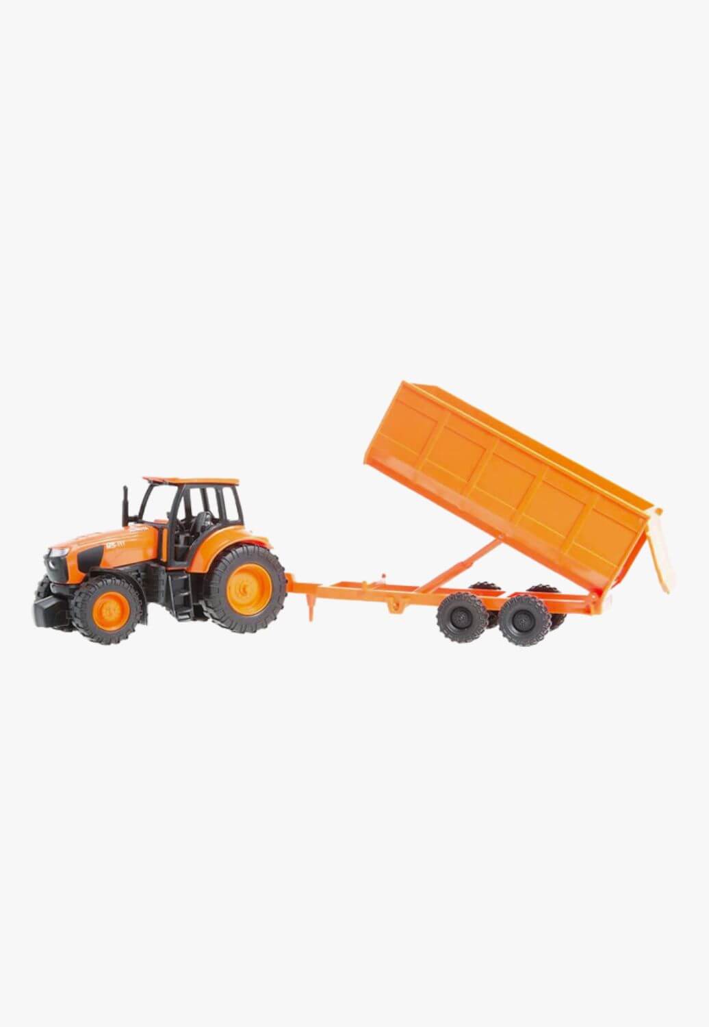 M And F Western Kubota Farm Tractor & Trailer