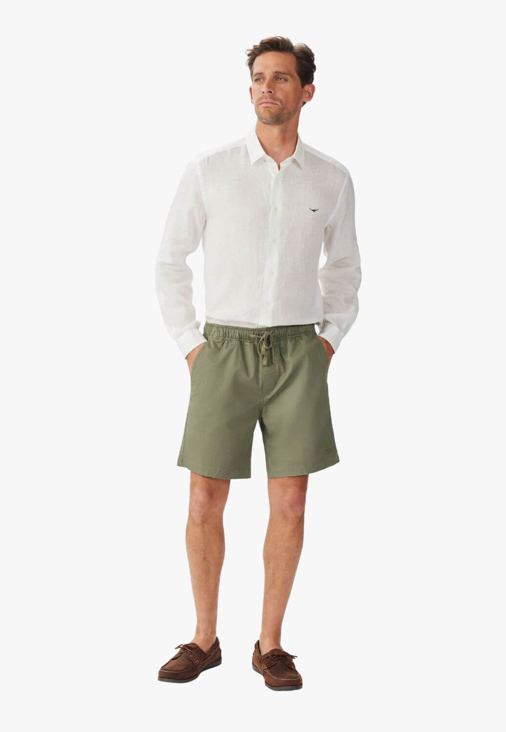 R.M. Williams Mens Washed Rugby Shorts