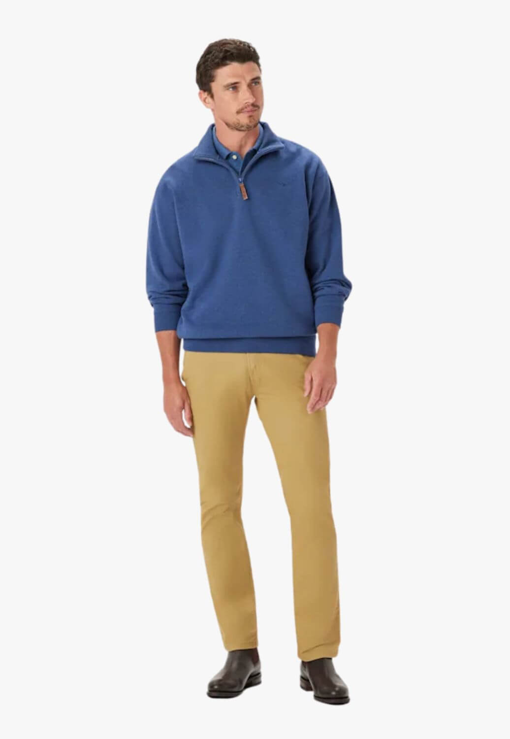 R.M. Williams Mens Mulyungarie 1/4 Zip Sweatshirt