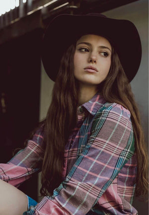 Gringa Denim Womens Trixie Long Sleeve Shirt