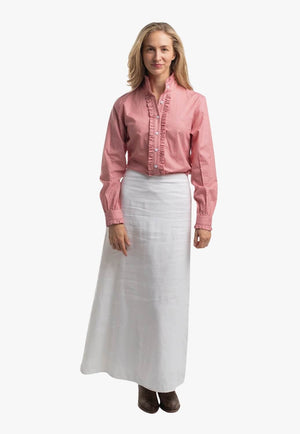 Just Country Womens Abbey Frills Full Button Long Sleeve Shirt