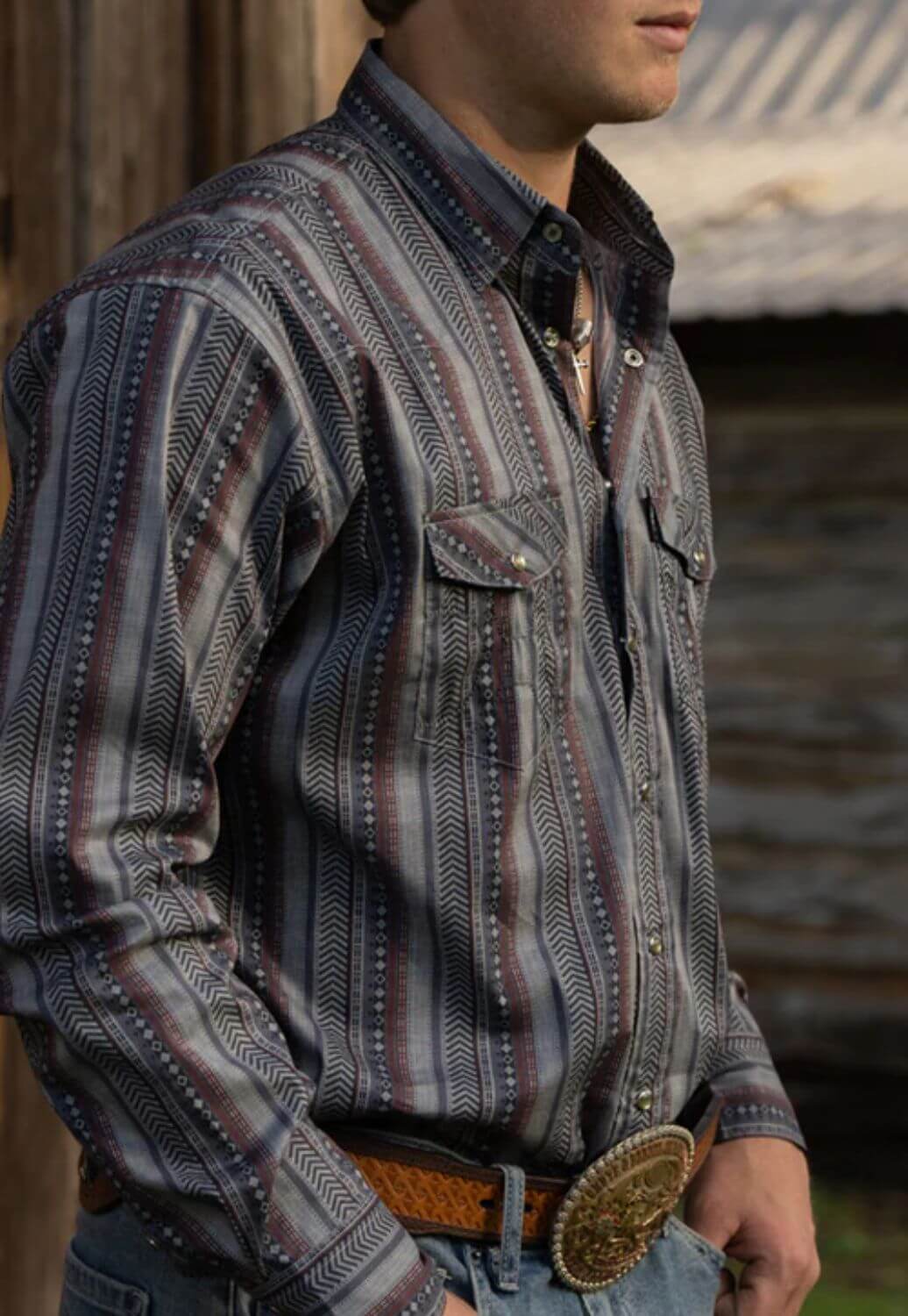 Hooey Mens Dos Sol Long Sleeve Shirt
