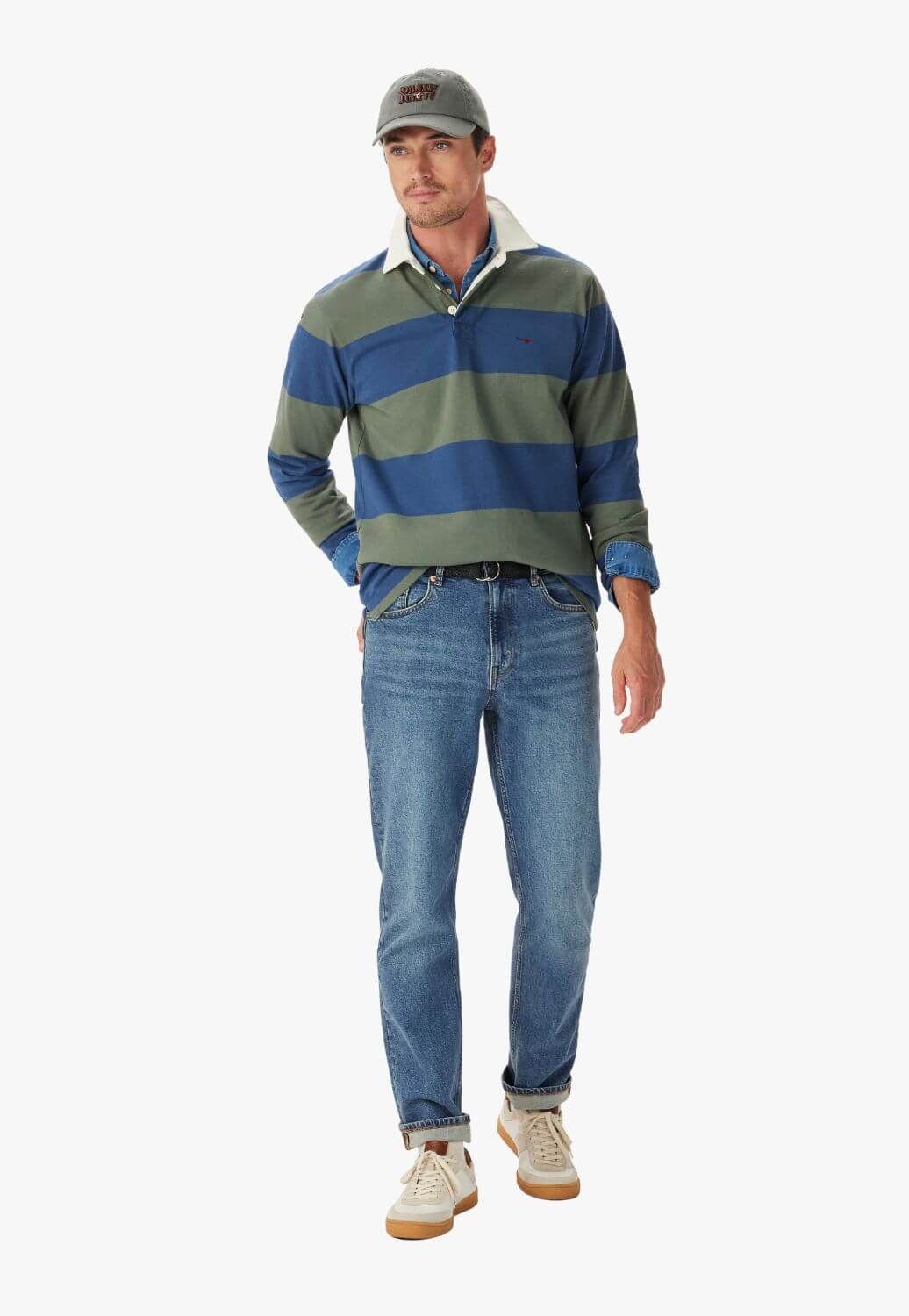 R.M. Williams Mens Jones Stripe Rugby