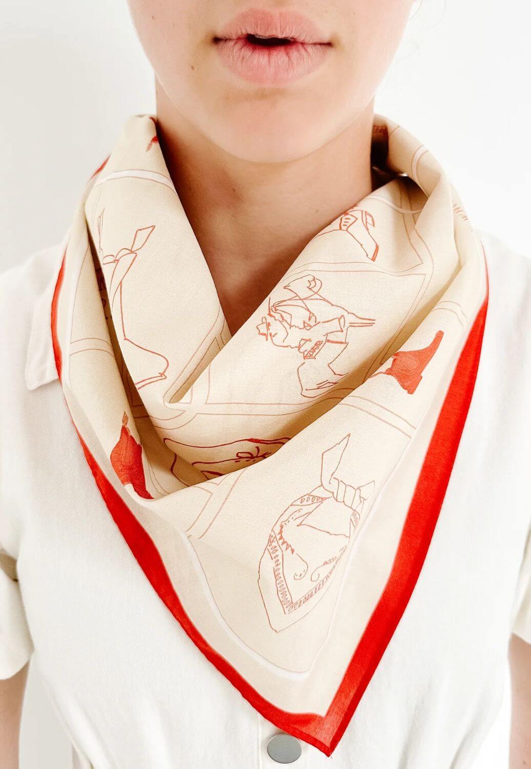 Whitney Spicer Vintage Boot Cotton Bandana