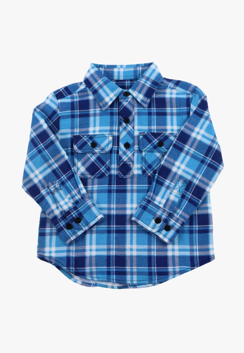 Ritemate Kids Closed Front Flannelette Shirt