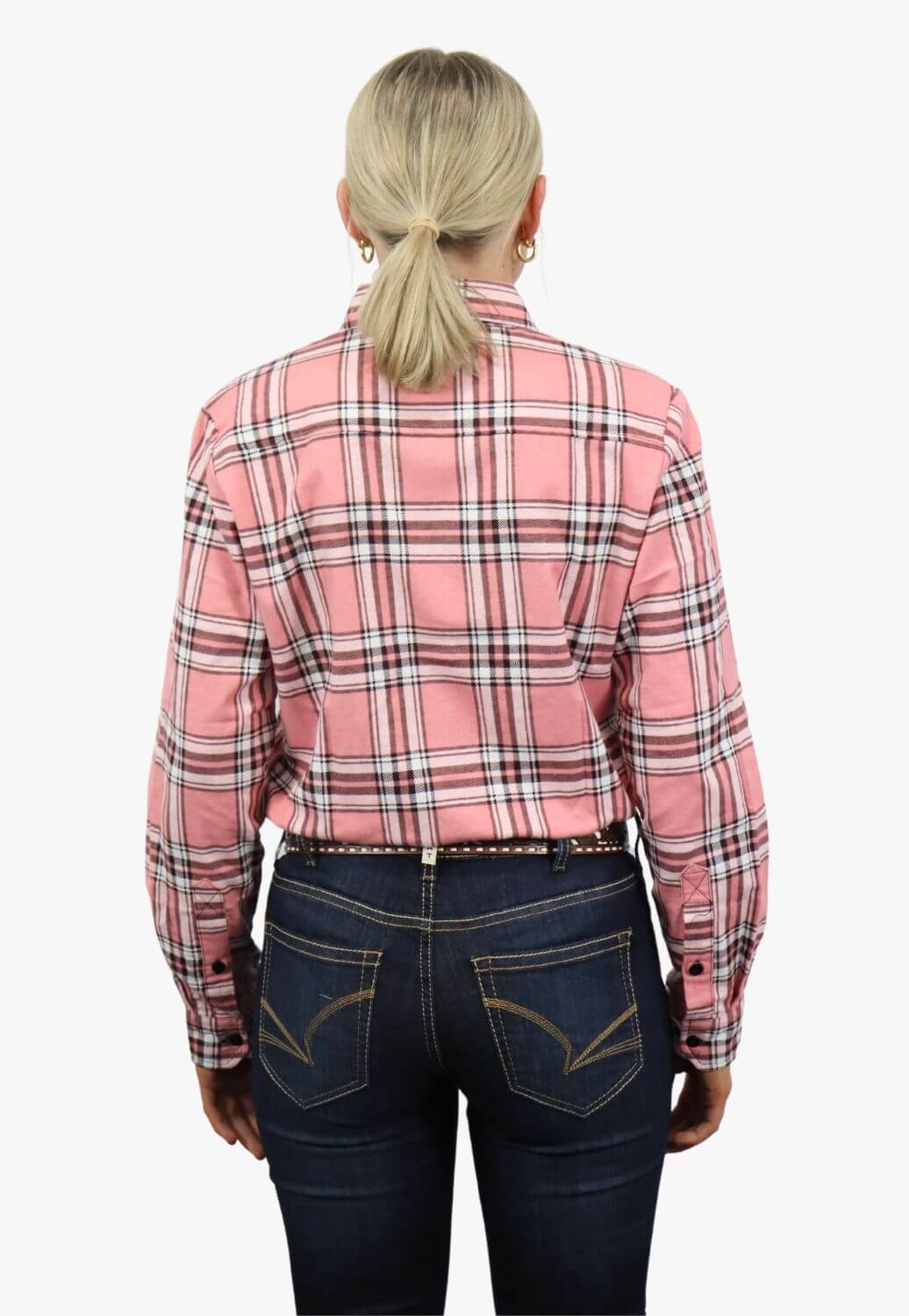 Ritemate Womens Open Front Flannelette Shirt