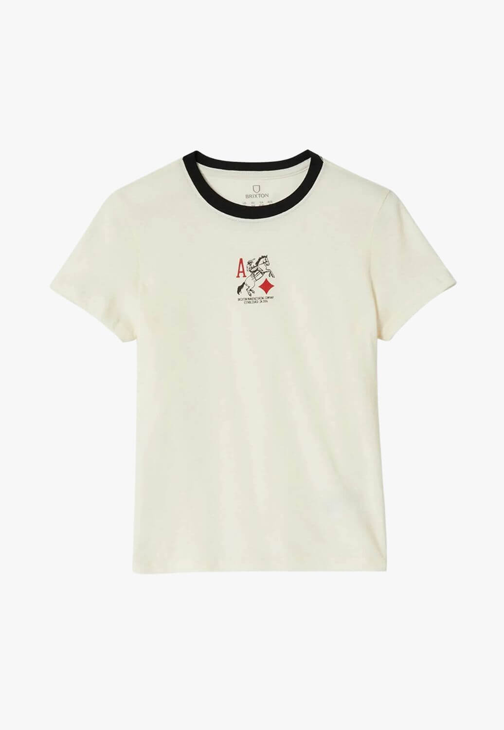 Brixton Womens Aces Fitted Crew T-Shirt