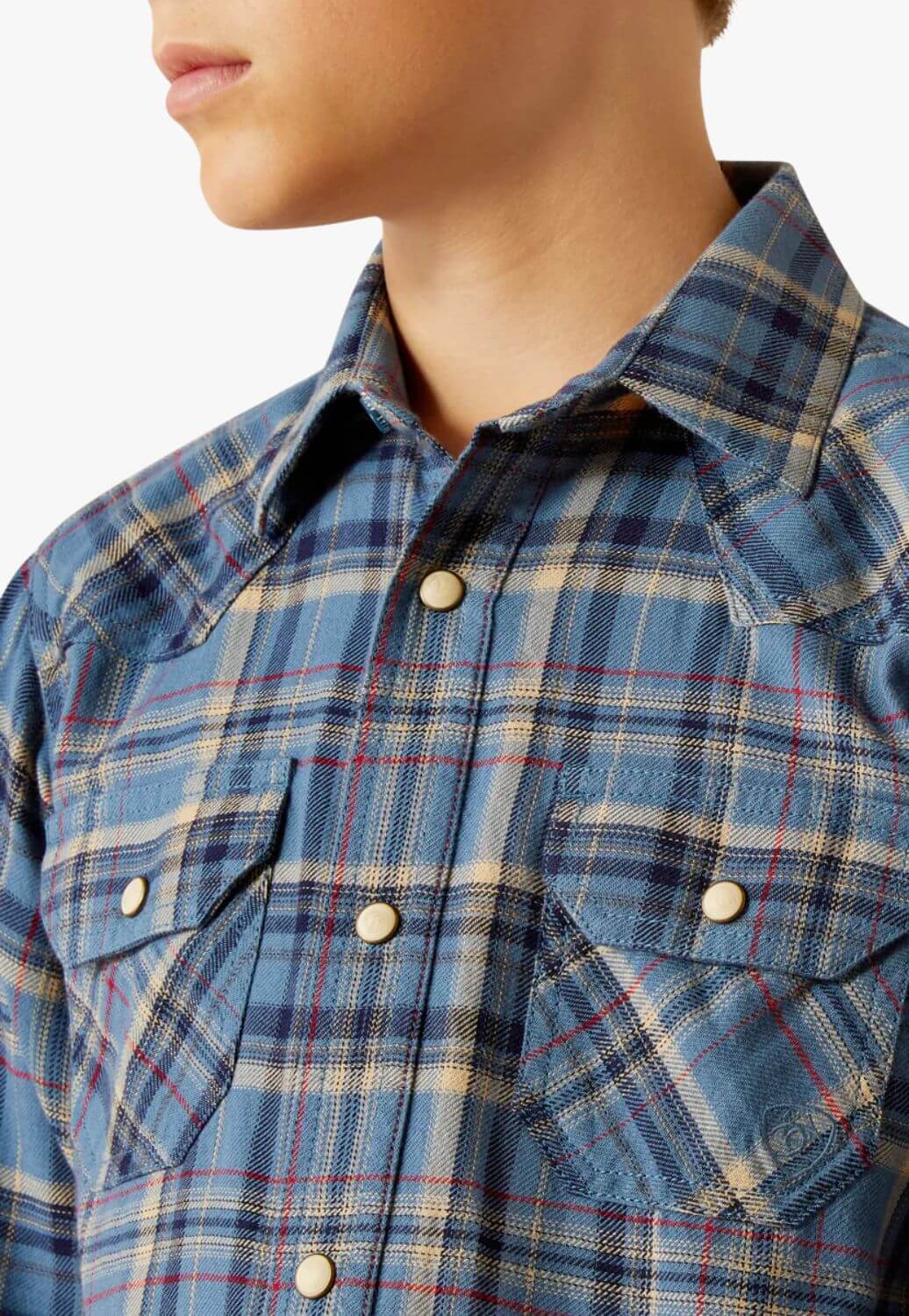 Ariat Boys Huntley Retro Snap Long Sleeve Shirt