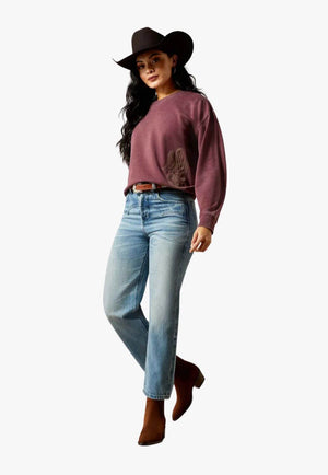 Ariat Womens Cheyenne Yoke Ultra High Rise Straight Leg Jean 10065935