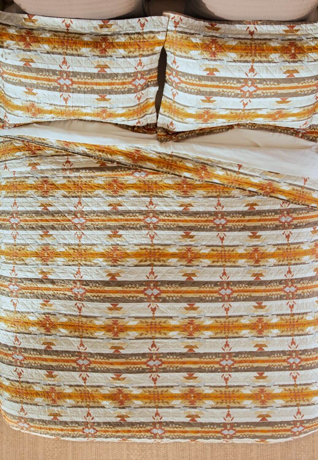 Wrangler Amarillo Sunset Southwestern Quilt Set - Single