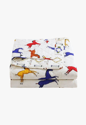 Wild Horses Reversible Quilt Set - Single