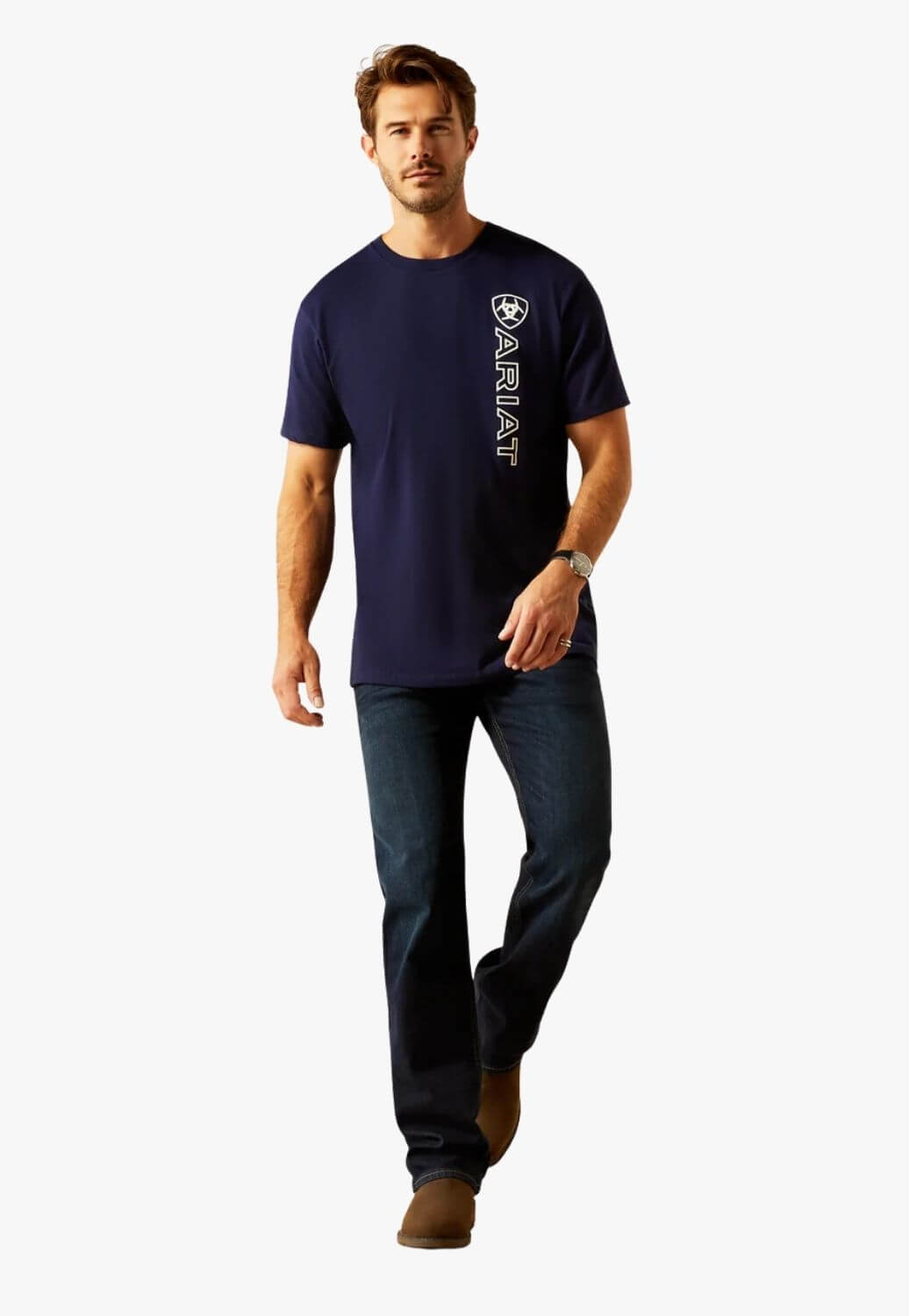 Ariat Mens Vertical Logo T-Shirt