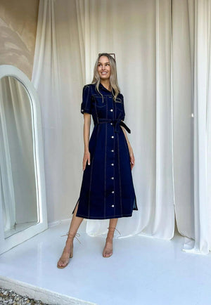 Womens Piper Denim Dress
