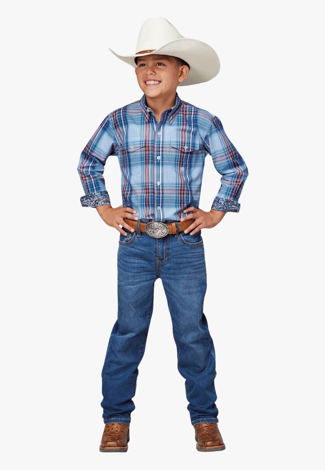 Roper Boys Amarillo Collection Long Sleeve Shirt