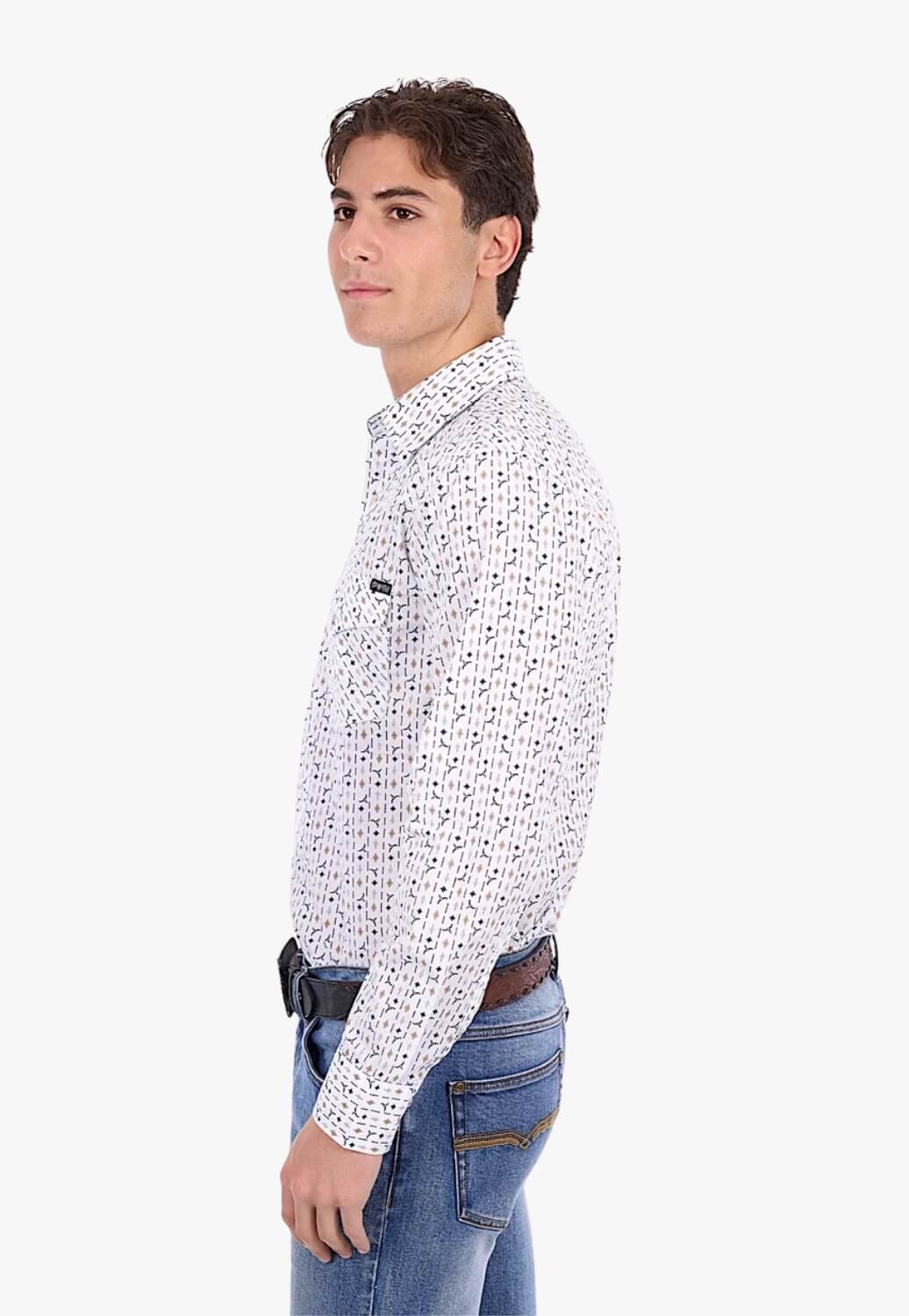 Pure Western Mens Keith Long Sleeve Shirt