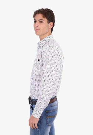 Pure Western Mens Keith Long Sleeve Shirt