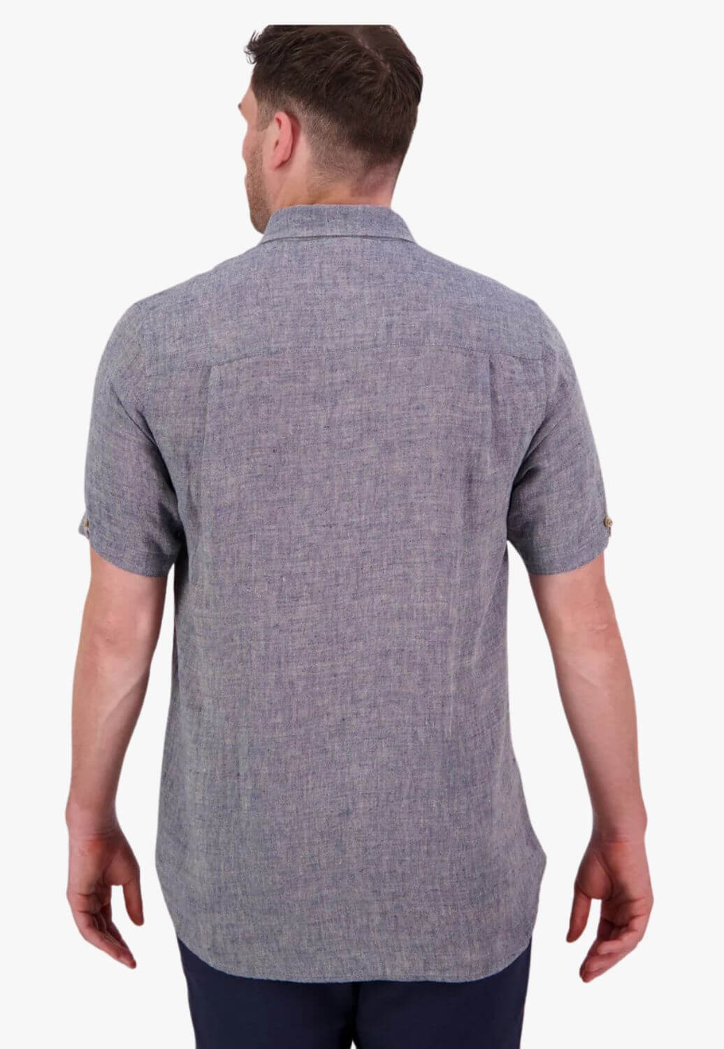 Swanndri Mens Humber Short Sleeve Linen Shirt