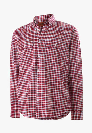 Mustang Mens Long Sleeve Check Shirt