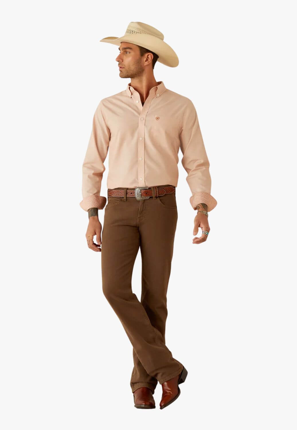 Ariat Mens Solid Long Sleeve Shirt