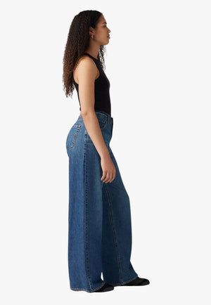 Levi Womens Cinch Baggy Jeans