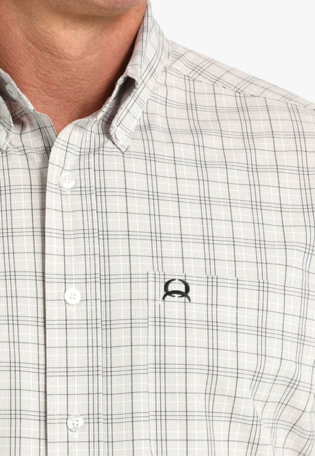 Cinch Mens ArenaFlex Plaid Long Sleeve Shirt