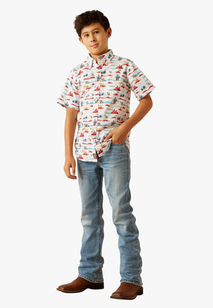Ariat Boys Scout Short Sleeve Shirt