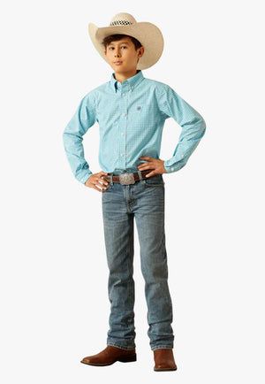 Ariat Boys Pro Series Milmer Long Sleeve Shirt