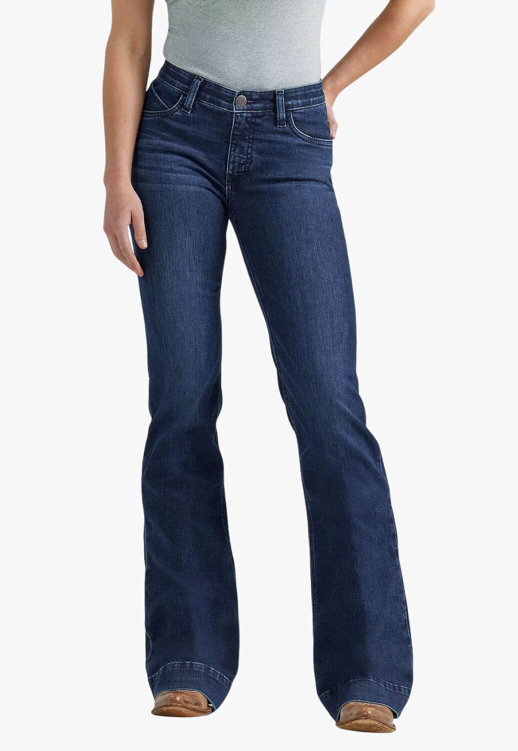 Wrangler Womens Q Willow Mid Rise Trouser Jean