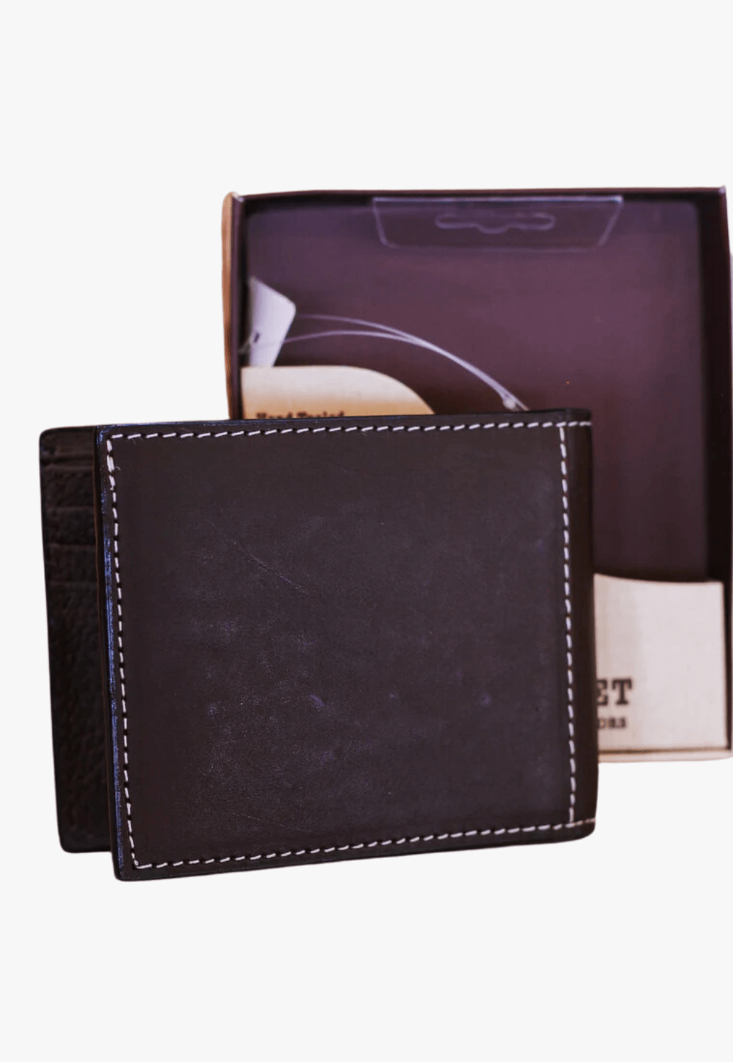 3D Mens Southwest Lacing Bifold Wallet