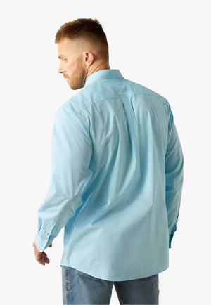 Ariat Mens Soild Slub Long Sleeve Shirt