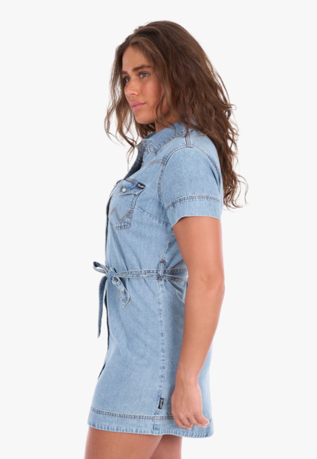 Wrangler Womens Marla Short Sleeve Dress