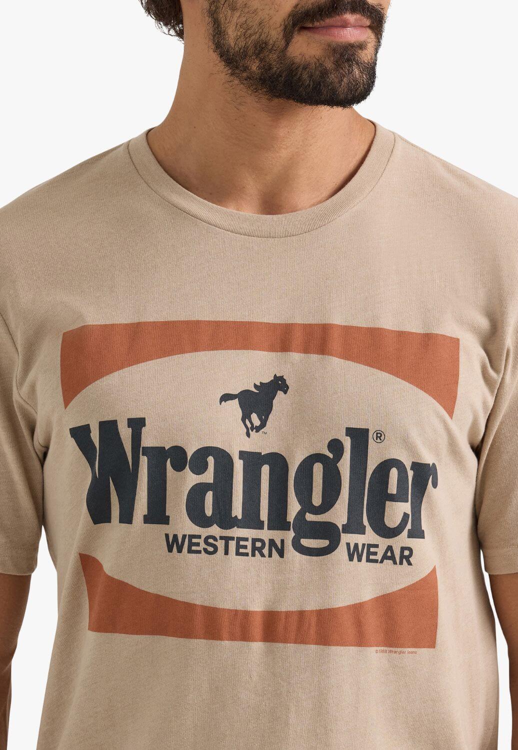 Wrangler Mens Heather Tee