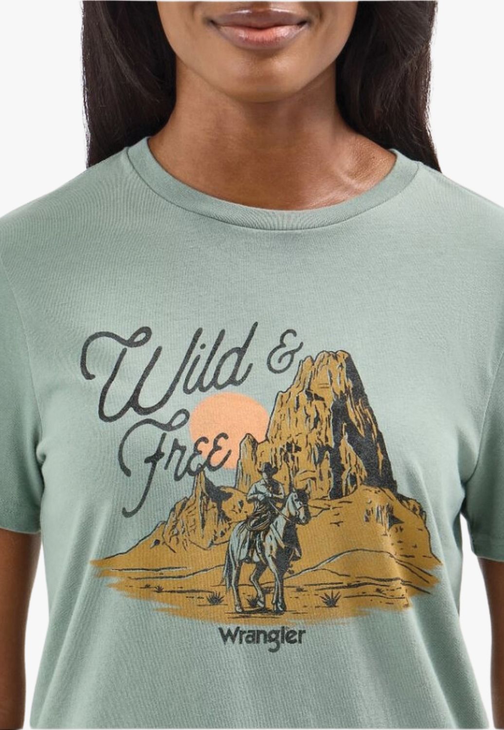 Wrangler Womens Retro Wild and Free Tee