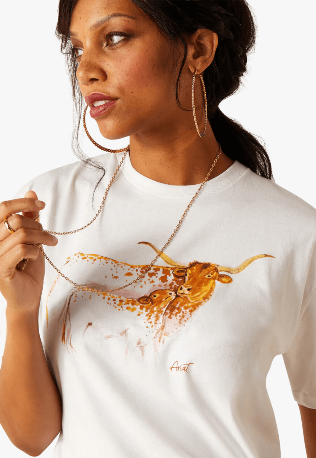 Ariat Womens Maternal Cow T-Shirt