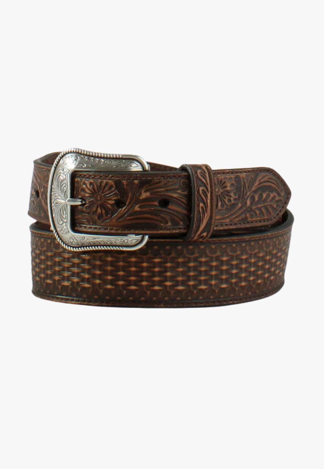 3D Belt Co. CLOTHING-Mens Belts & Braces 3D Mens Floral Basket Belt