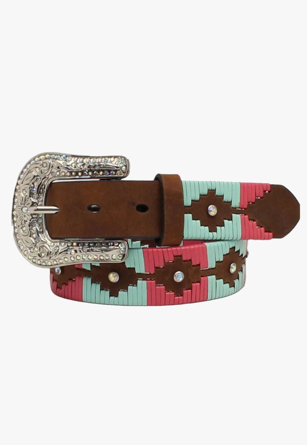 3D Belt Co. CLOTHING-Girls Belts Angel Ranch Girls Southwestern Lacing Belt