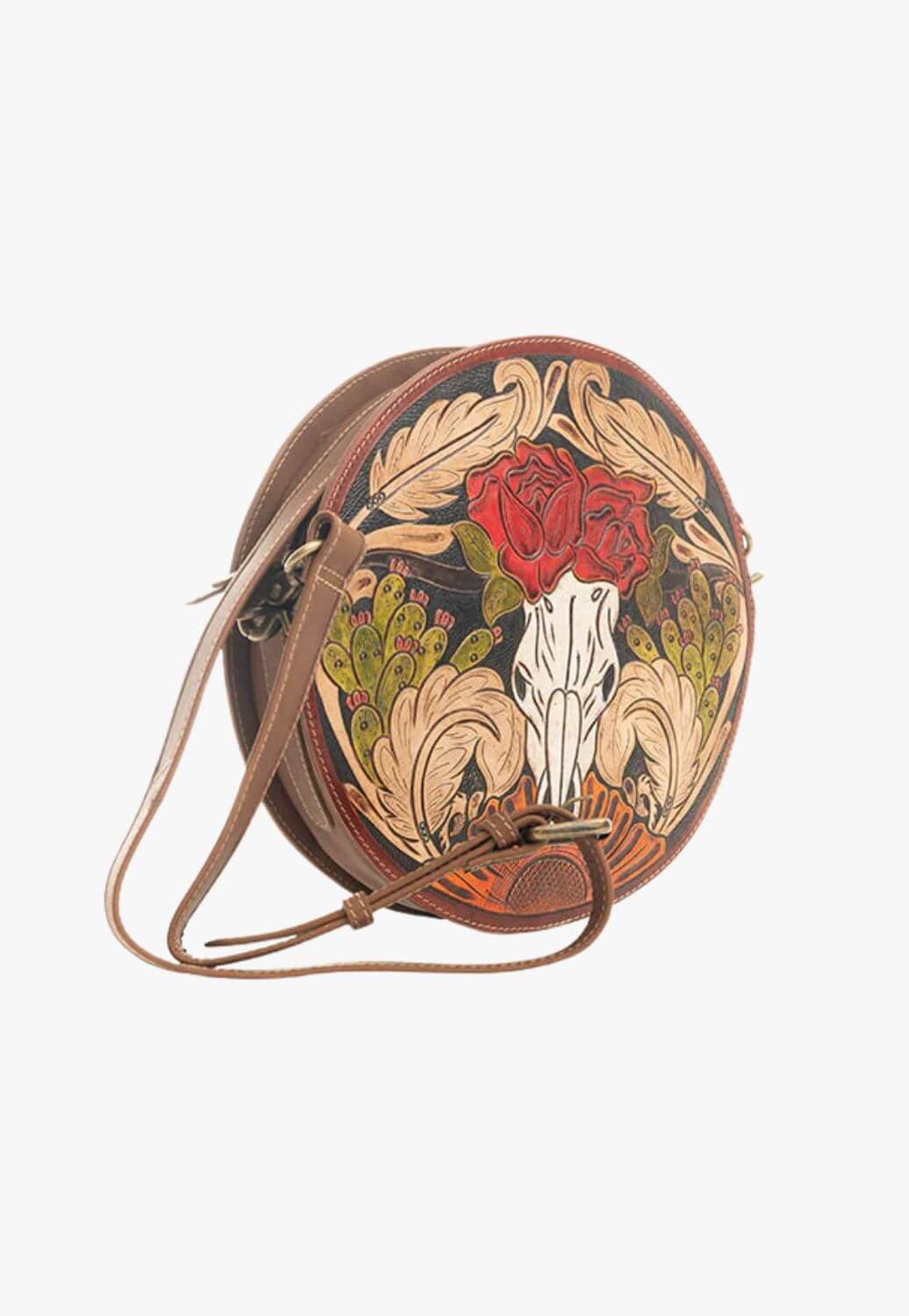 Myra Winds of the Rose Round Bag