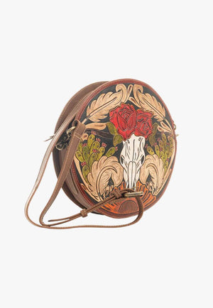 Myra Winds of the Rose Round Bag