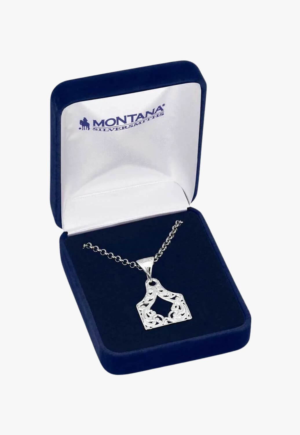 Montana Out West Cow Tag Necklace