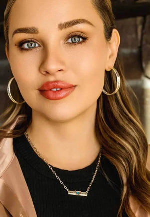 Montana Wild And Free Bar Necklace