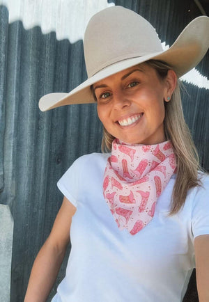 Treasure Chest Co Cowboy Boots Scarf