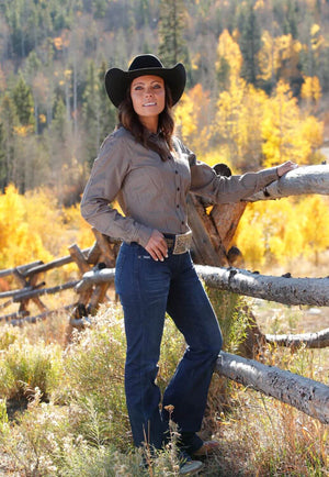 Cinch Womens Western Long Sleeve Shirt