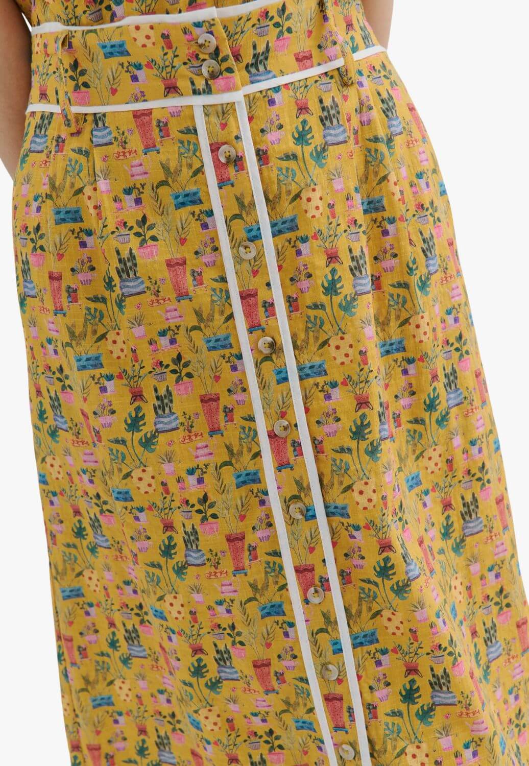 Maevarii Womens Alice Midi Skirt