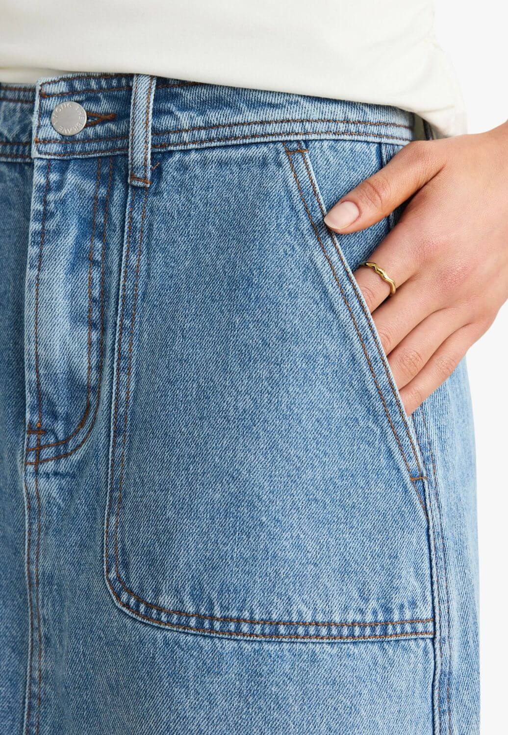 Ivy & Jack Orchard Denim Mini Skirt