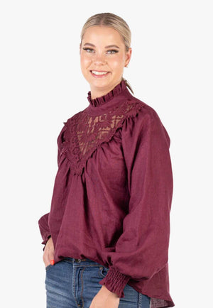 Hitchley & Harrow Womens Linen Shirt