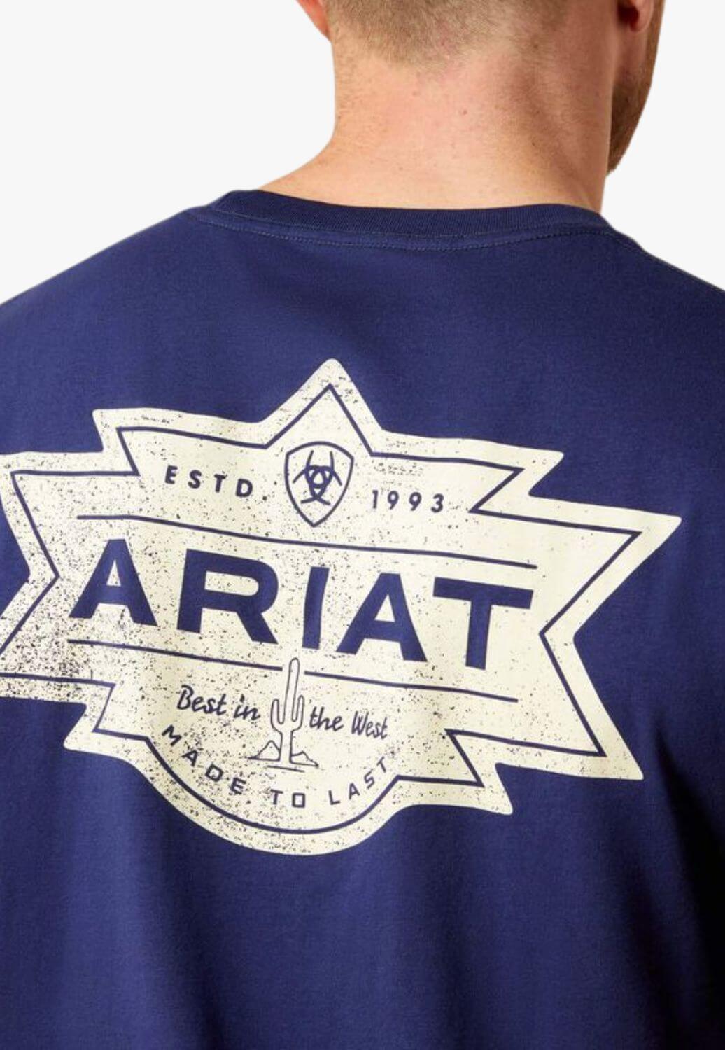 Ariat Mens Mesa Motif Lockup T-Shirt