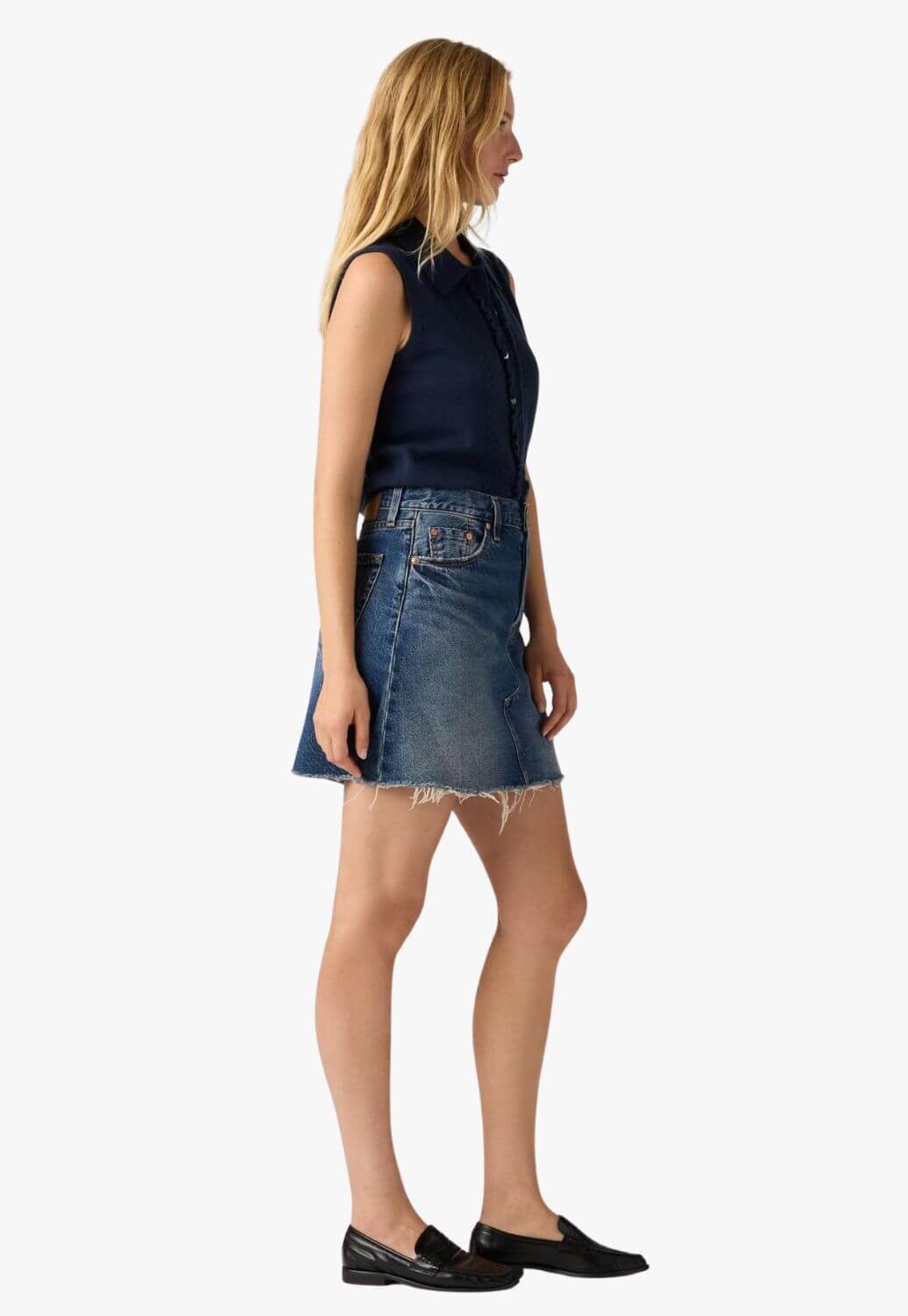 Levis Womens Deconstructed Skirt