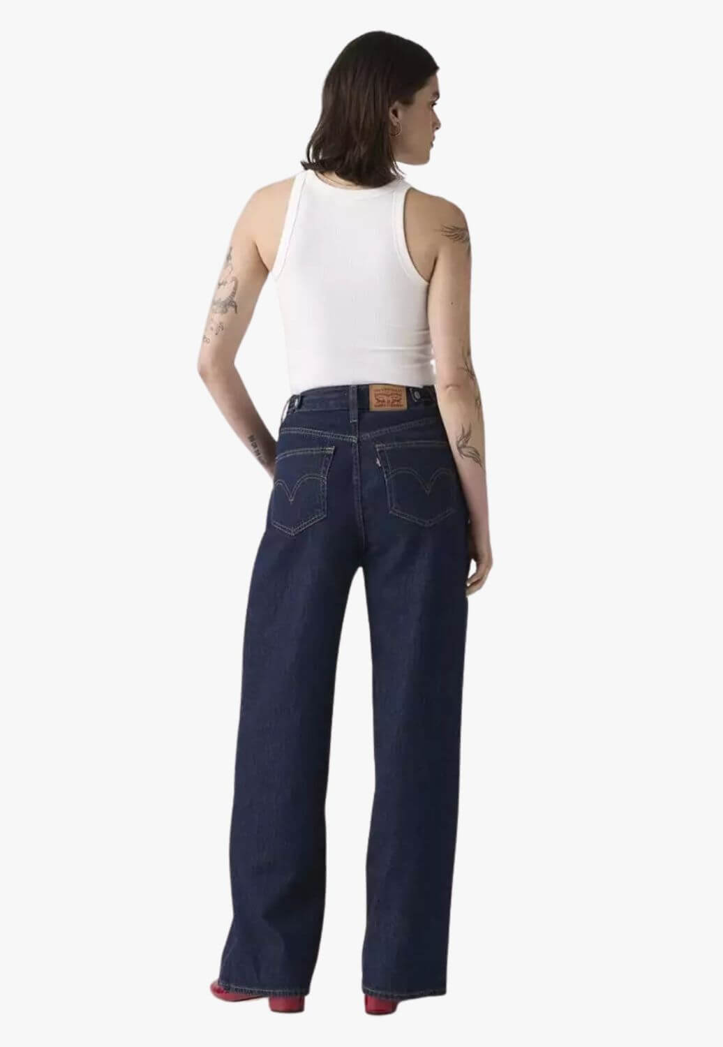 Levis Womens Cinch Baggy Jeans
